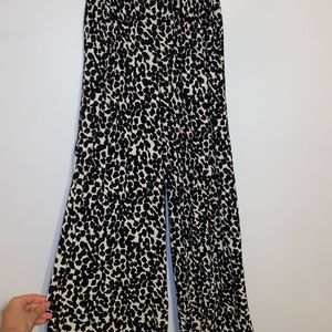 H&M Leopard Flowy Pants